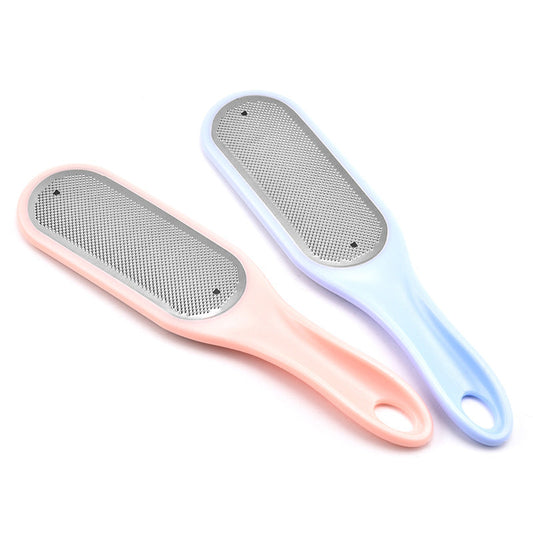 Stainless steel double-sided foot rubbing board manufacturers direct supply home foot pedicure foot grinding device to remove dead skin exfoliation foot file