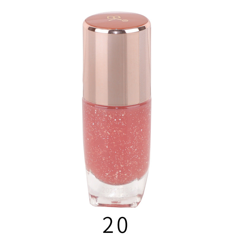 2022 new 24 colors 7 days water-based nail polish no baking quick drying odorless long-lasting glossy net celebrity nail polish wholesale 