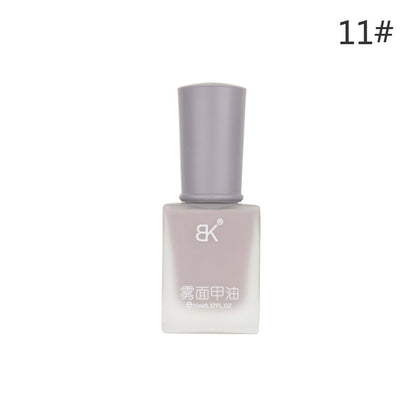 bk2024 summer fashion matte matte oily nail polish no baking long-lasting not easy to fall off can not be peeled frosted wholesale