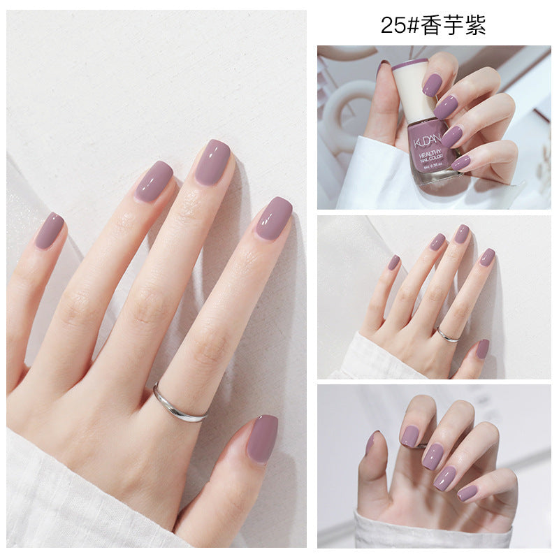 New oily nail polish, non-peelable, no-bake, long-lasting, no odor, natural and quick-drying, cross-border nail polish wholesale