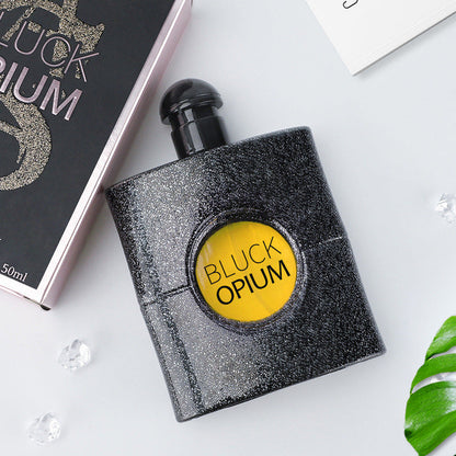 Gefelia Black Opium Coffee Women's Perfume Student Internet Celebrity Hot Sale Fresh Natural Lasting Eau de Toilette 50ml 