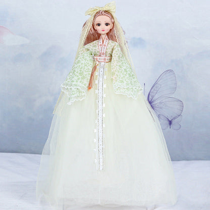 Girls toys ancient style princess wedding dress Hanfu Yade Barbie doll vinyl joint doll agency recruitment