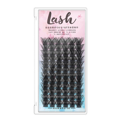 DINGSEN false eyelashes factory cross-border stable supply segmented eyelashes single cluster self-grafted eyelashes 12 rows