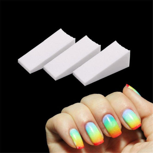 Gradient sponge nail products wholesale creative starry sky nail gradient nail DIY sponge special single price wholesale