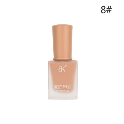 bk2024 summer fashion matte matte oily nail polish no baking long-lasting not easy to fall off can not be peeled frosted wholesale