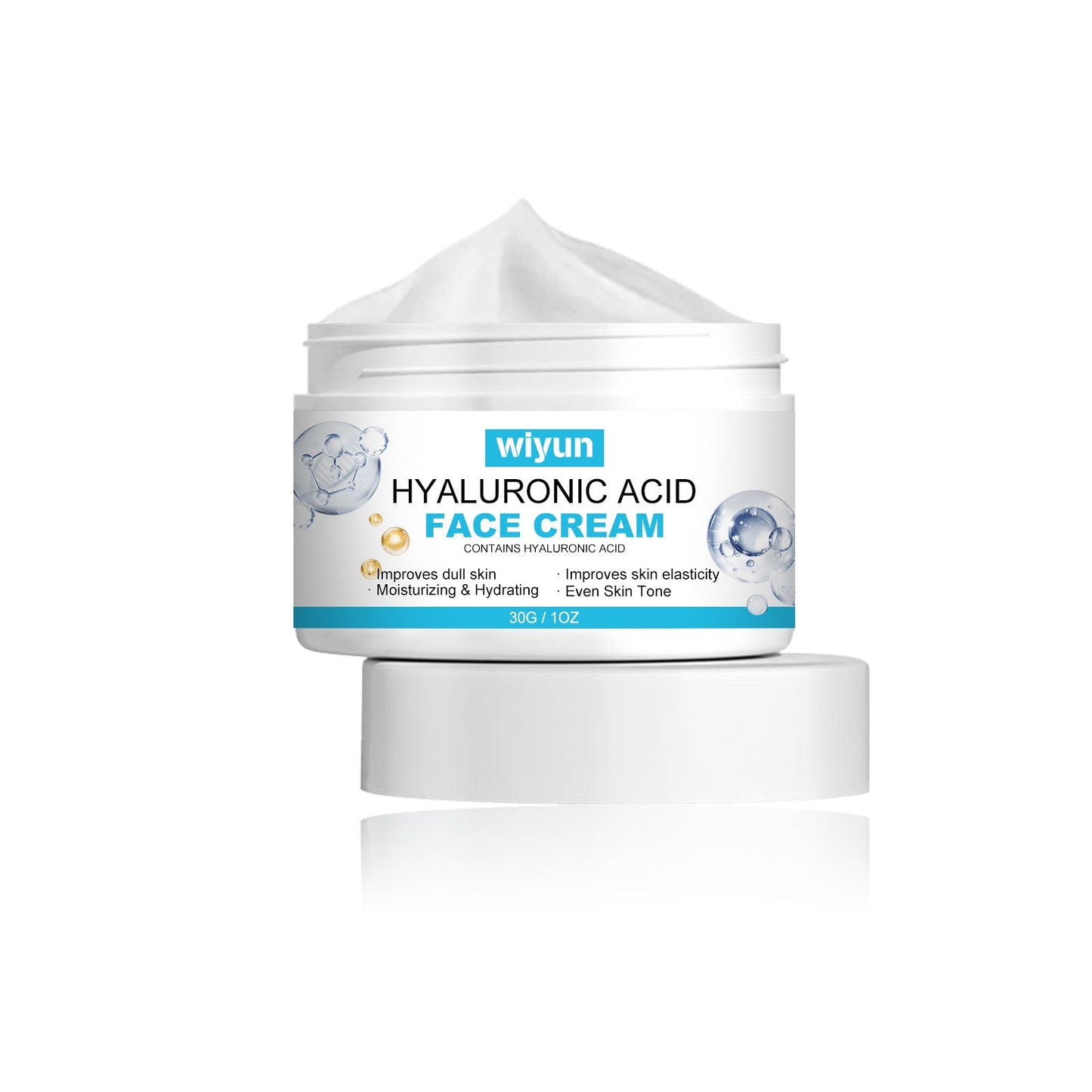 WIYUN hyaluronic acid cream បំបាត់ស្នាមជ្រីវជ្រួញ ជួសជុលរបាំងស្បែក ផ្តល់សំណើម ចិញ្ចឹម និងប្រឆាំងភាពជ្រីវជ្រួញ 