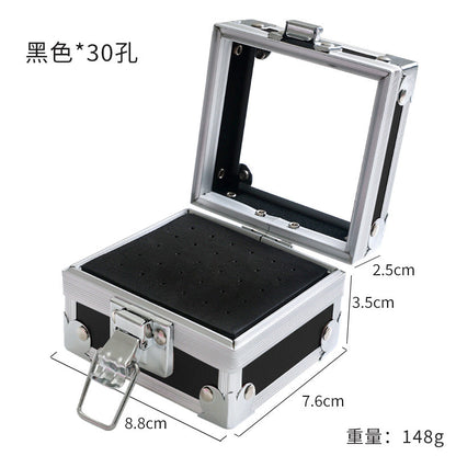 Nail polishing head storage box portable tool box desktop storage rack tool box jack display stand wholesale