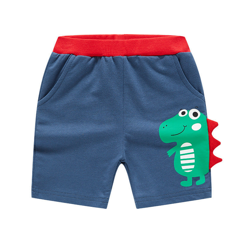 2024 new children's clothing children's summer baby shorts shorts summer boys cartoon shorts one piece delivery