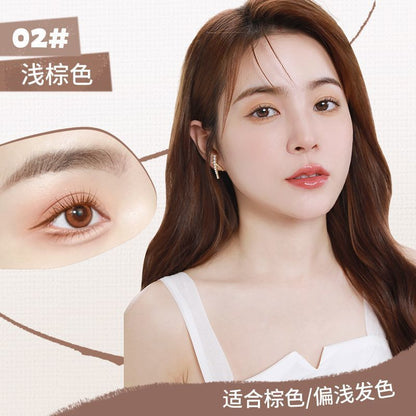 NOVO willow eyebrow dyeing eyebrow cream ក្រែមលាបចិញ្ចើមធម្មជាតិបីវិមាត្រ ធន់នឹងទឹក និងញើស ធន់នឹងញើស មិនកក មិនប្រតាក ជាប់បានយូរ។ 