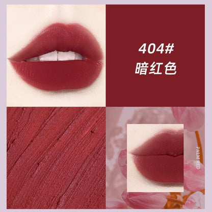 NOVO cute mist lip glaze matte matte waterproof non-fading non-stick cup និស្សិតស្រី តម្លៃសមរម្យ គុណភាពខ្ពស់ ស្បែកស 