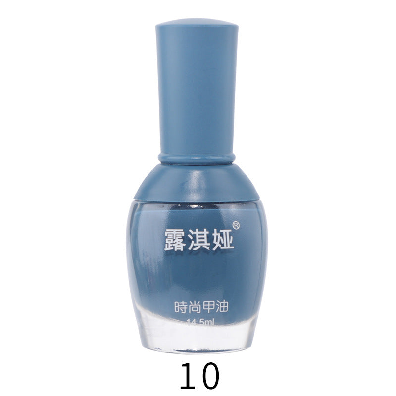 Manufacturer's supply Bei Shijie big belly bottle fashion long-lasting oily nail polish no baking autumn and winter color 14.5ml