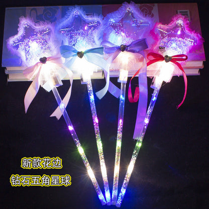 New Douyin same style LED luminous net red ball handheld fairy stick stall toy hot style factory wholesale