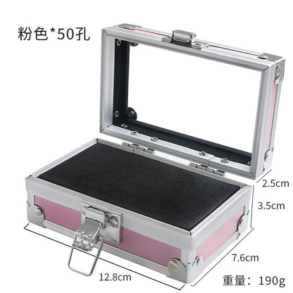 Nail polishing head storage box portable tool box desktop storage rack tool box jack display stand wholesale