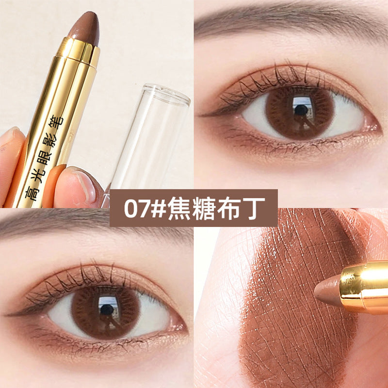 Morandi eyeshadow matte waterproof moisturizing high gloss repair makeup milk tea color does not fade