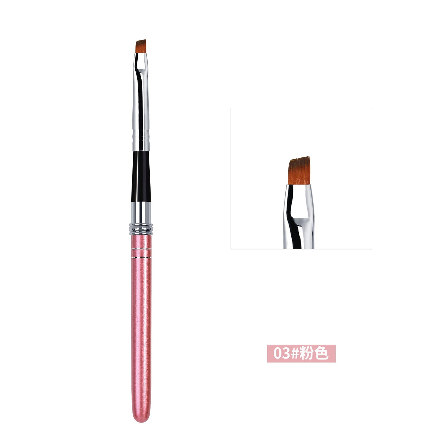 Cross-border nail art painting pen, pull-line pen, carved light therapy pen, multi-color metal pen holder, detachable cover brush set