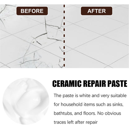 Jaysuing tile repair paste repair ceramic cracks household stone floor tile repair holes adhesive paste 