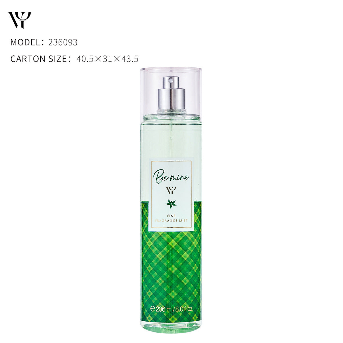 Cross-border exclusive brand Victoria Flower Season Body Spray Perfume Classic Plaid Violet Musk Lasting Fragrance