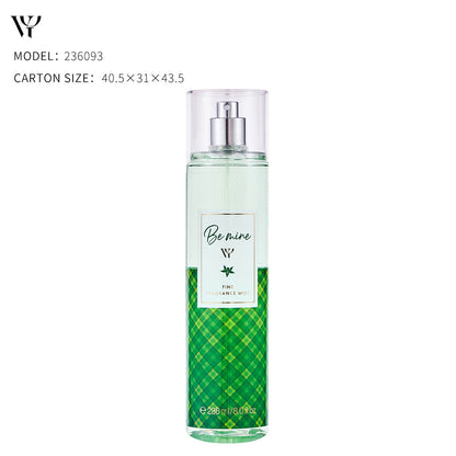 Cross-border exclusive brand Victoria Flower Season Body Spray Perfume Classic Plaid Violet Musk Lasting Fragrance