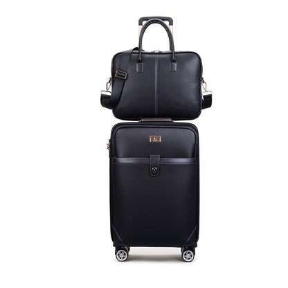 Corporate gift Paul leather suitcase mother box with handbag trolley case men's suitcase business travel case men 