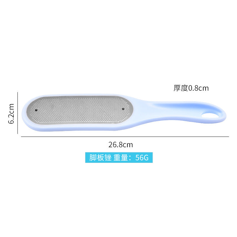 Stainless steel double-sided foot rubbing board manufacturers direct supply home foot pedicure foot grinding device to remove dead skin exfoliation foot file