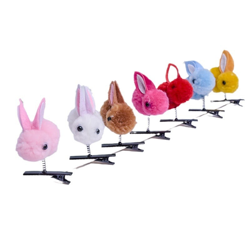 Amazon's new cute artifact yellow duck hairpin hairpin fortune duck spring three-dimensional duck headdress batch