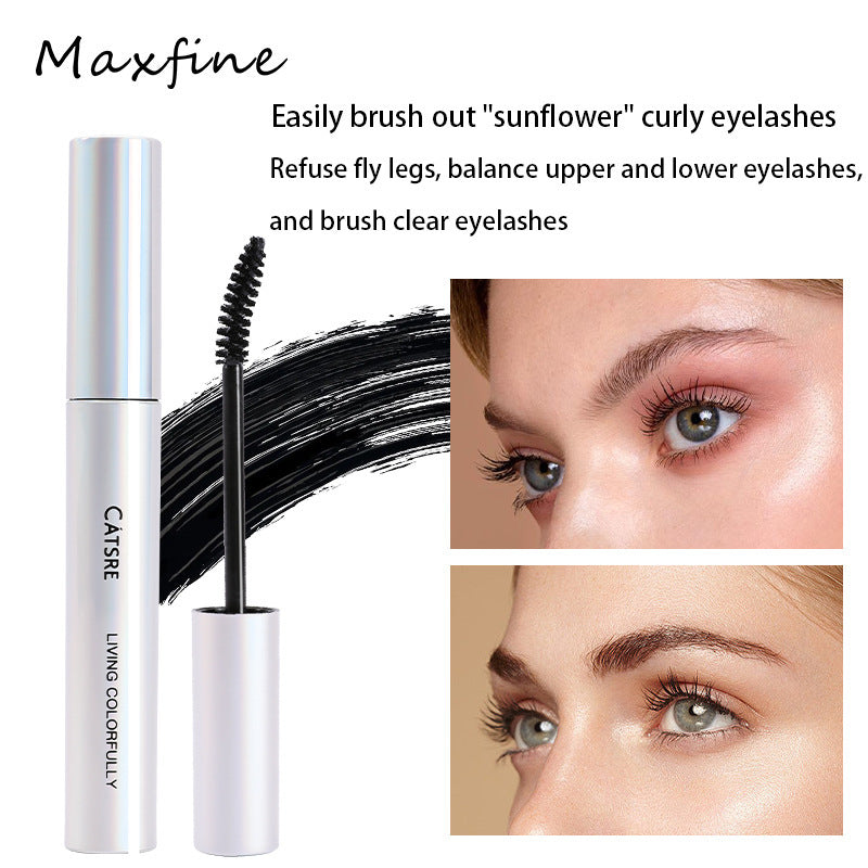 MAXFINE waterproof mascara for cross-border use, no smudging, long, thick, curling makeup, foreign trade factory direct sales