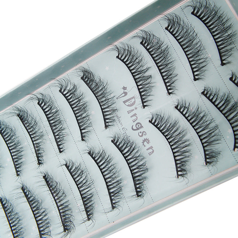 DINGSEN false eyelashes factory 10 pairs of 3D three-dimensional multi-layer eyelashes natural thick curled eyelashes