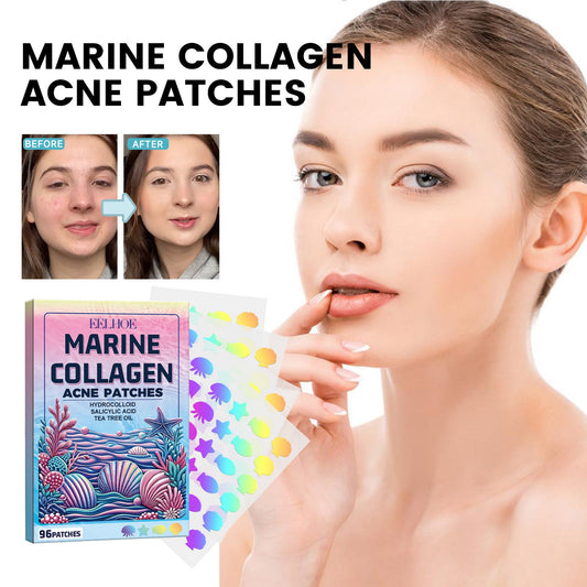 EELHOE cute color anti-acne patch to clean facial acne and pimples in multiple shapes and portable acne patches 