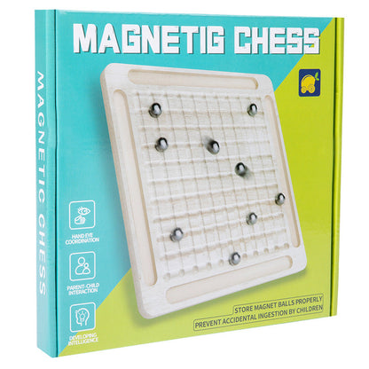 Children's wooden fun parent-child interactive toys step on the mine magnetic induction battle game chess brain thinking training chess