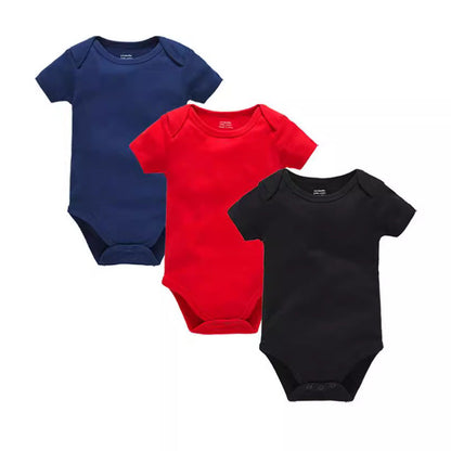 Newborn baby clothes romper summer short-sleeved baby pure cotton triangle romper 0-2 years old one-piece