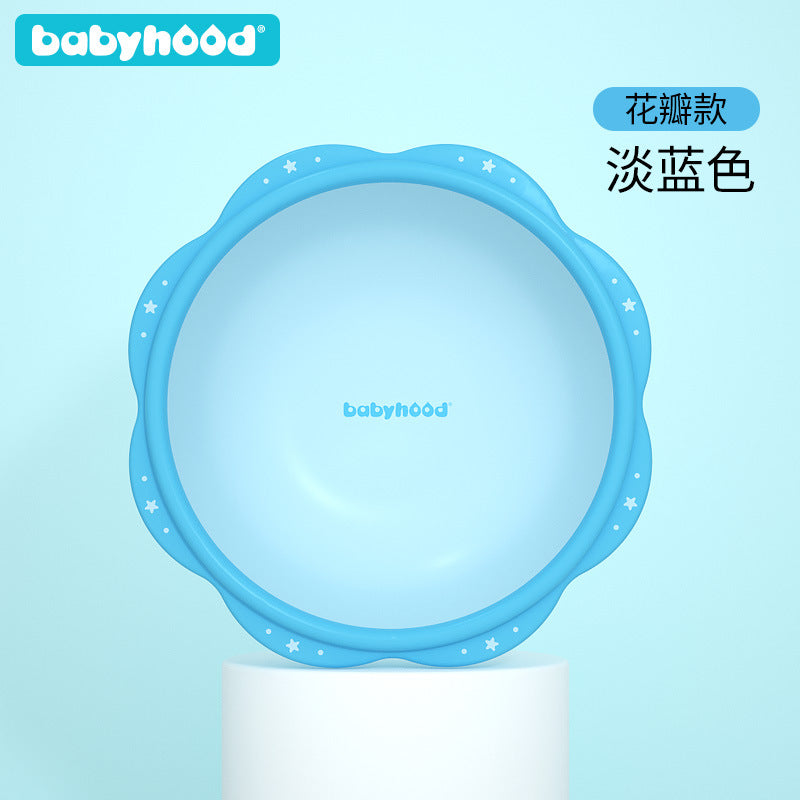 Baby small wash basin children wash basin wash basin plastic wash face and feet wash pp basin children's products