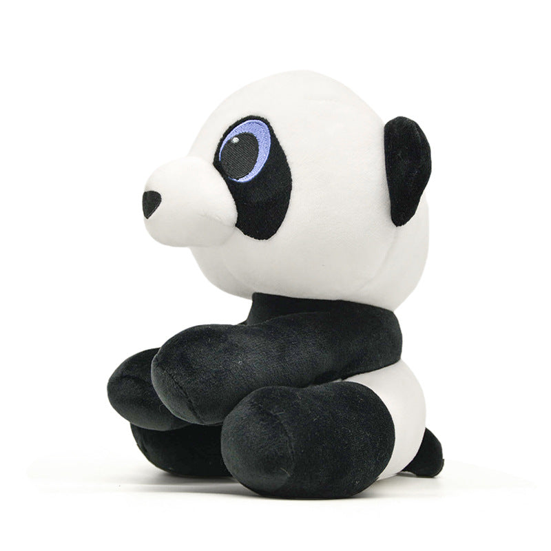 Simulation Animal Panda Plush Toy Cute Black and White Red Panda Doll Cartoon Doll Children's Gift