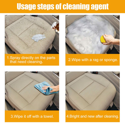 EELHOE multi-purpose foam cleaner to clean seats, car interior decontamination foam head cleaner 