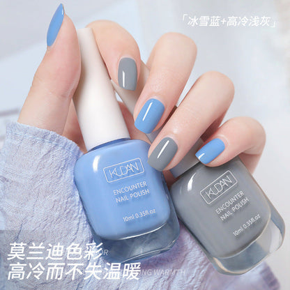 Nail polish no baking long-lasting water-based tearable children pregnant women transparent quick-drying bright oil nail polish wholesale