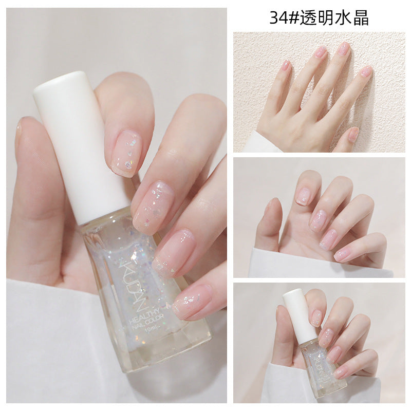 Fairy Tale Nail Polish New Style No-bake Quick-drying Long-lasting Polish Polish Transparent Nail Art Tear-off Nail Polish Wholesale