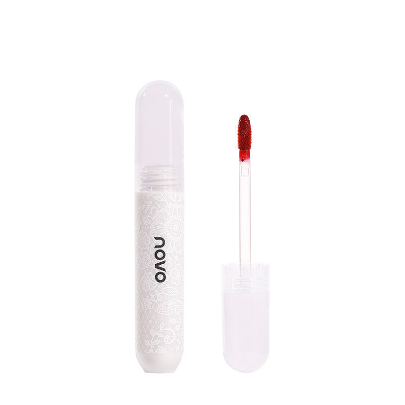 NOVO Sky Realm Non-stick Lip Glaze Water-light Mirror Dudu Lip Waterproof Non-fading Pseudo-bare Makeup Affordable Lipstick 