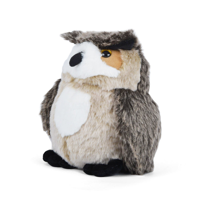 Simulation owl plush toy new animal doll children's gift doll