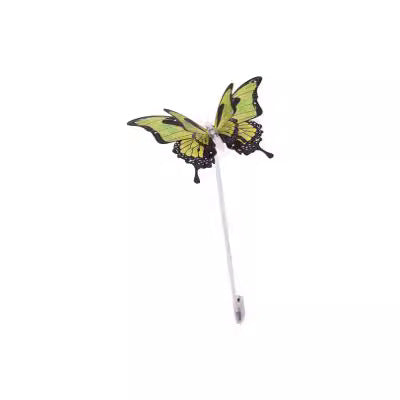 Factory direct sales new LED simulation butterfly luminous toys push night market hot selling flashing swing butterfly