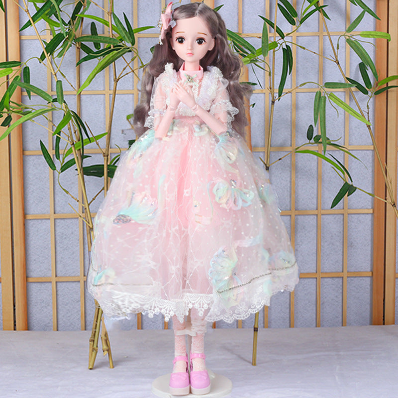 High-end creative 60cm clothes can be put on and taken off music singing Yade Barbie doll small gift for girls