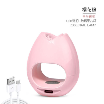 Nail Art Lamp Mini Phototherapy Light Therapy Machine Eggshell Lamp USB Nail Polish Handheld Portable Baking Lamp Wholesale