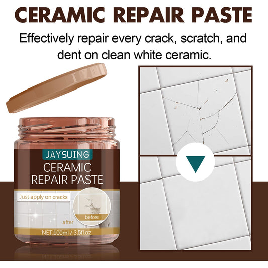 Jaysuing tile repair paste repair ceramic cracks household stone floor tile repair holes adhesive paste 