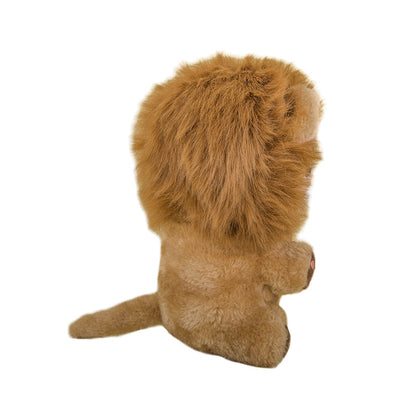 New self-designed super cute Lion King short plush doll animal little lion doll plush doll gift