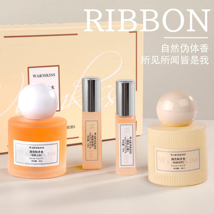 Internet celebrity hot-selling perfumer women's perfume gift box long-lasting light fragrance skin desire pure desire ribbon Vietnam wholesale 