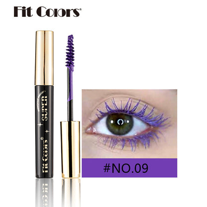 Cross-border Fit Colors 14 color mascara thick curling not easy to smudge Christmas stage makeup foreign trade