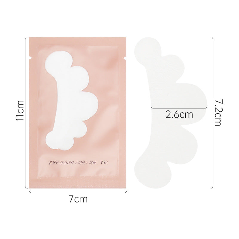 Wholesale grafted eyelash isolation eye patch cloud-shaped isolation lower eyelash spacer non-woven hydrogel spacer