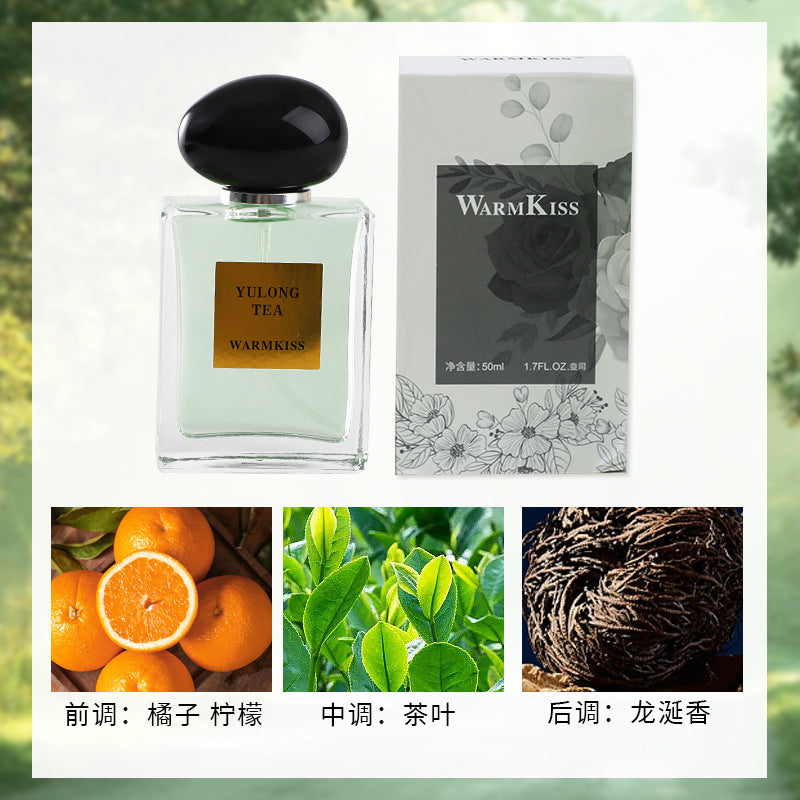 WARMKISS Jade Dragon Tea Sandalwood Men's and Women's Perfume Long-lasting Light Fragrance Internet Celebrity Hot Selling Niche Affordable Vietnam Wholesale 