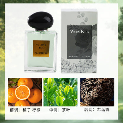 WARMKISS Jade Dragon Tea Sandalwood Men's and Women's Perfume Long-lasting Light Fragrance Internet Celebrity Hot Selling Niche Affordable Vietnam Wholesale 