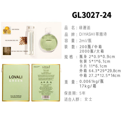 Vietnamese perfume sample Nail perfume women's perfume men's perfume wholesale card perfume Q version trial pack 2 