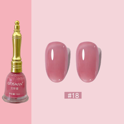 Gosman's new small bell nail polish is long-lasting and can't be torn off. It doesn't need to be baked and quick-drying. The factory wholesales the nail polish.