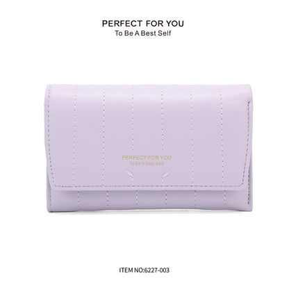 foreveryoung wallet ladies mid-length European and American fashion PU card holder female coin purse cross-border wholesale 